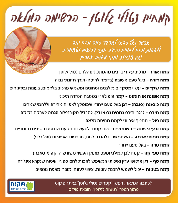 קמחים ללא גלוטן